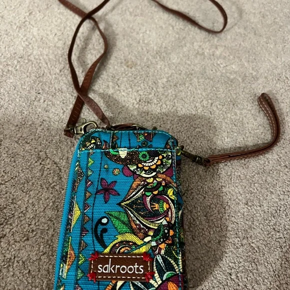 Sakroots Multicolor Patterned Crossbody Bag - Picture 1 of 4